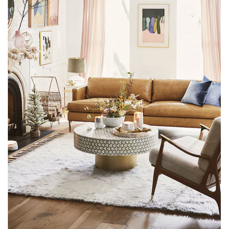 Bloomsbury Market Sander Inlay Coffee Table Wayfair.co.uk